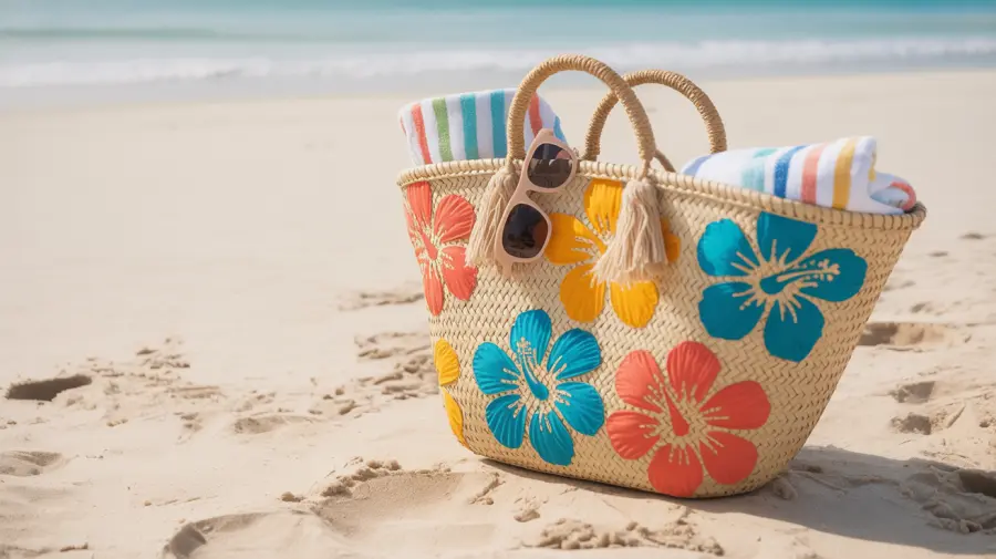 Modne torby plażowe 2025 - te modele podbiją Instagram! 2 torba plażowa